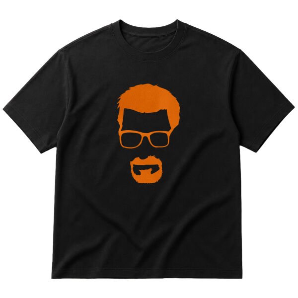 Gordon Freeman Oversize Tişört S - Siyah