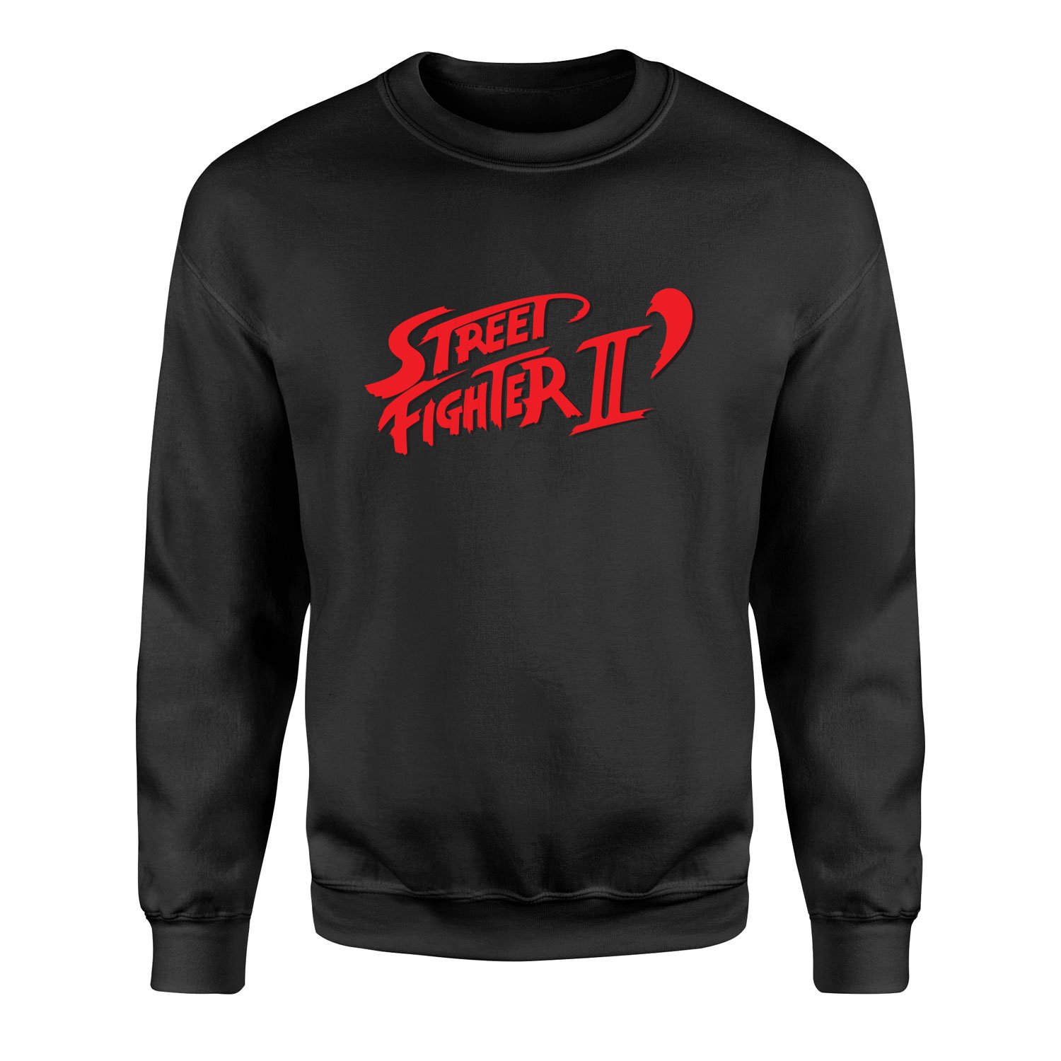 Street Fighter II Sweatshirt XXL - Siyah