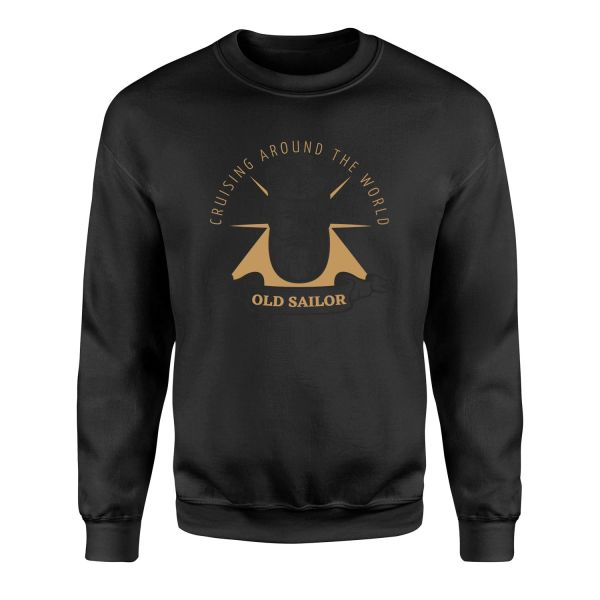 Old Sailor Sweatshirt XL - Siyah