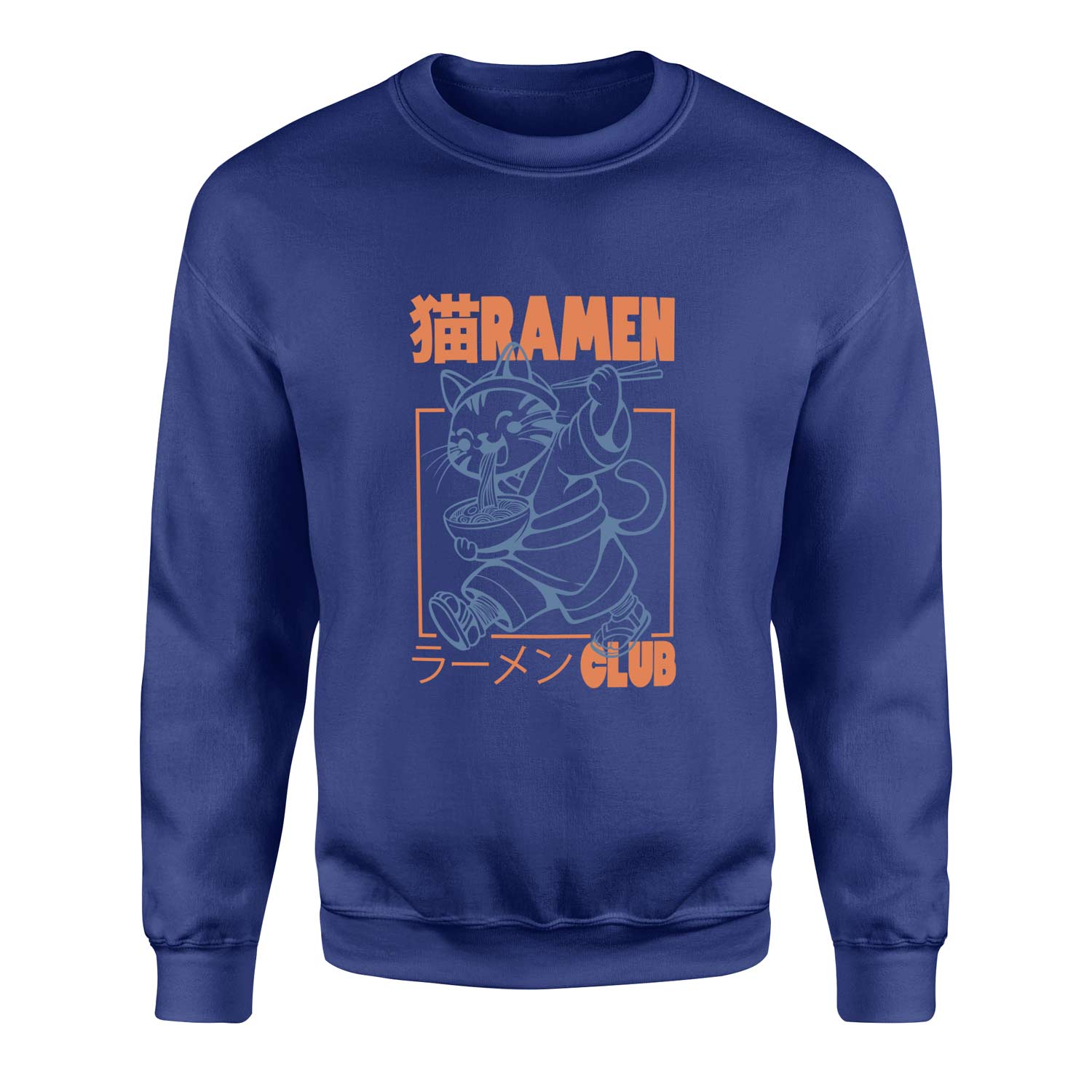 Ramen Club Sweatshirt XL - İndigo Mavisi