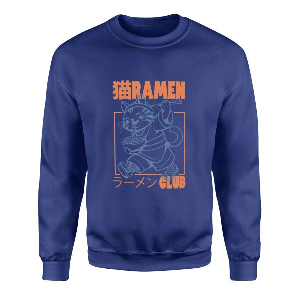 Ramen Club Sweatshirt XL - İndigo Mavisi