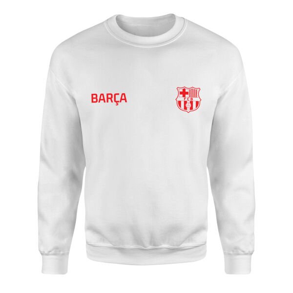 BARÇA Sweatshirt L - Beyaz