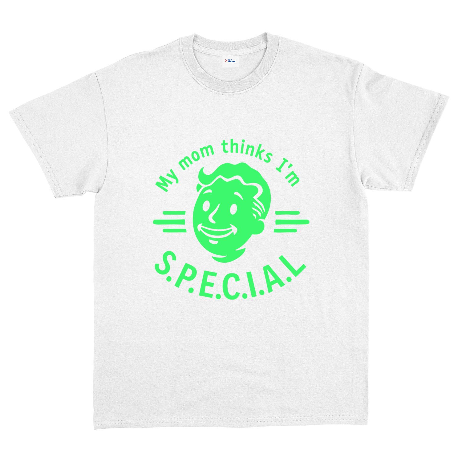 My mom thinks I’m S.P.E.C.I.A.L Tişört M - Beyaz