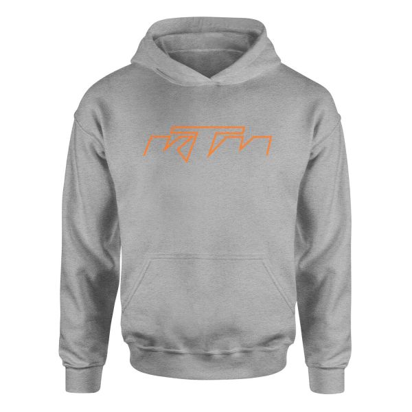 KTM Ghost Hoodie XL - Gri