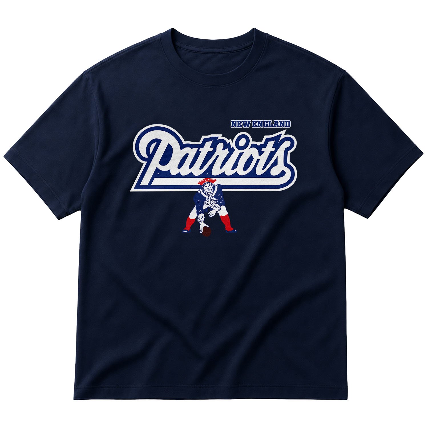 New England Patriots | Pat Patriot Oversize Tişört S - İndigo Mavisi