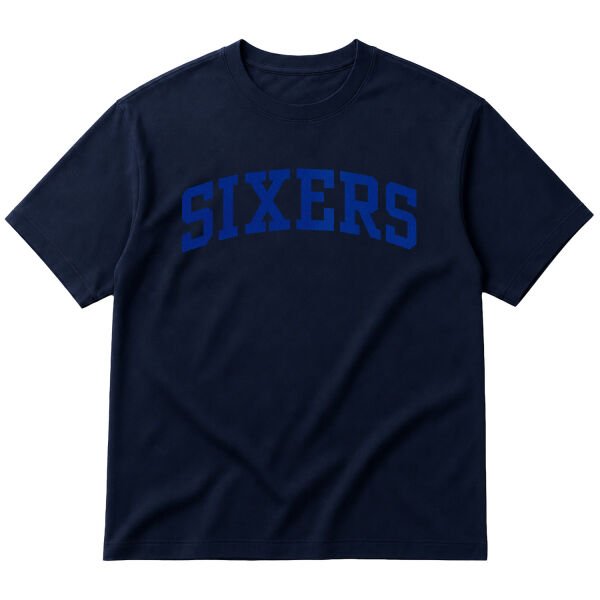 Sixers Arch Oversize Tişört S - İndigo Mavisi