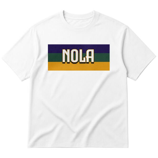 NOLA Oversize Tişört M - Beyaz