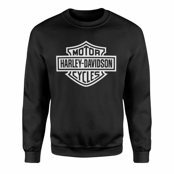 Harley-Davidson Shield W Sweatshirt S - Siyah