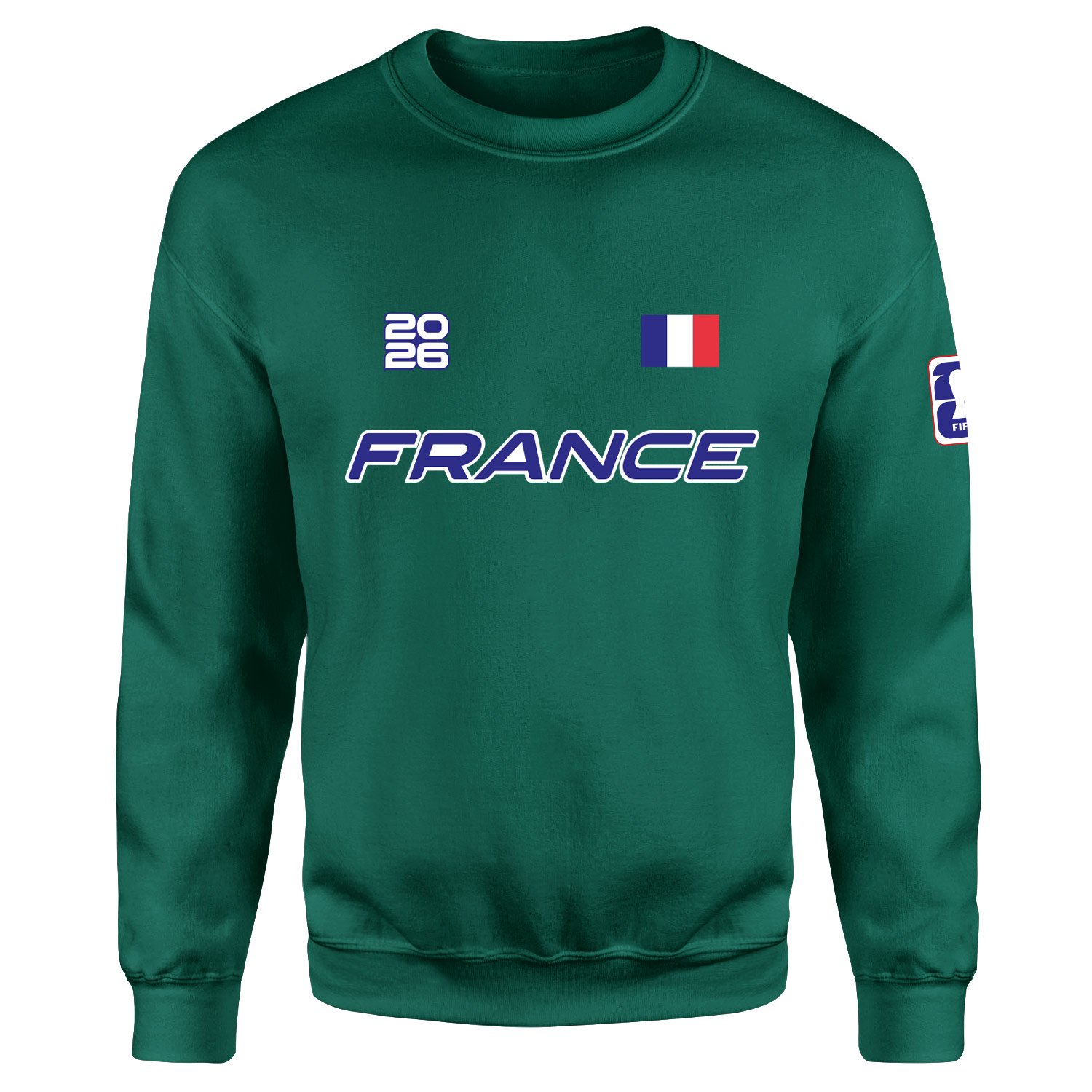 Fransa 2026 Sweatshirt XL - Nefti Yeşili