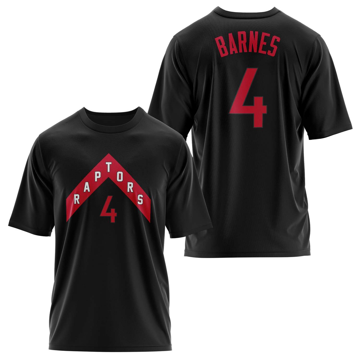 Davion Mitchell 4 Raptors Jersey Oversize Tişört XL - Siyah