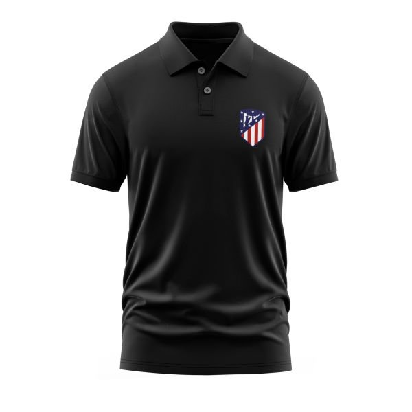 Atlético de Madrid Polo Tişört XL - Siyah