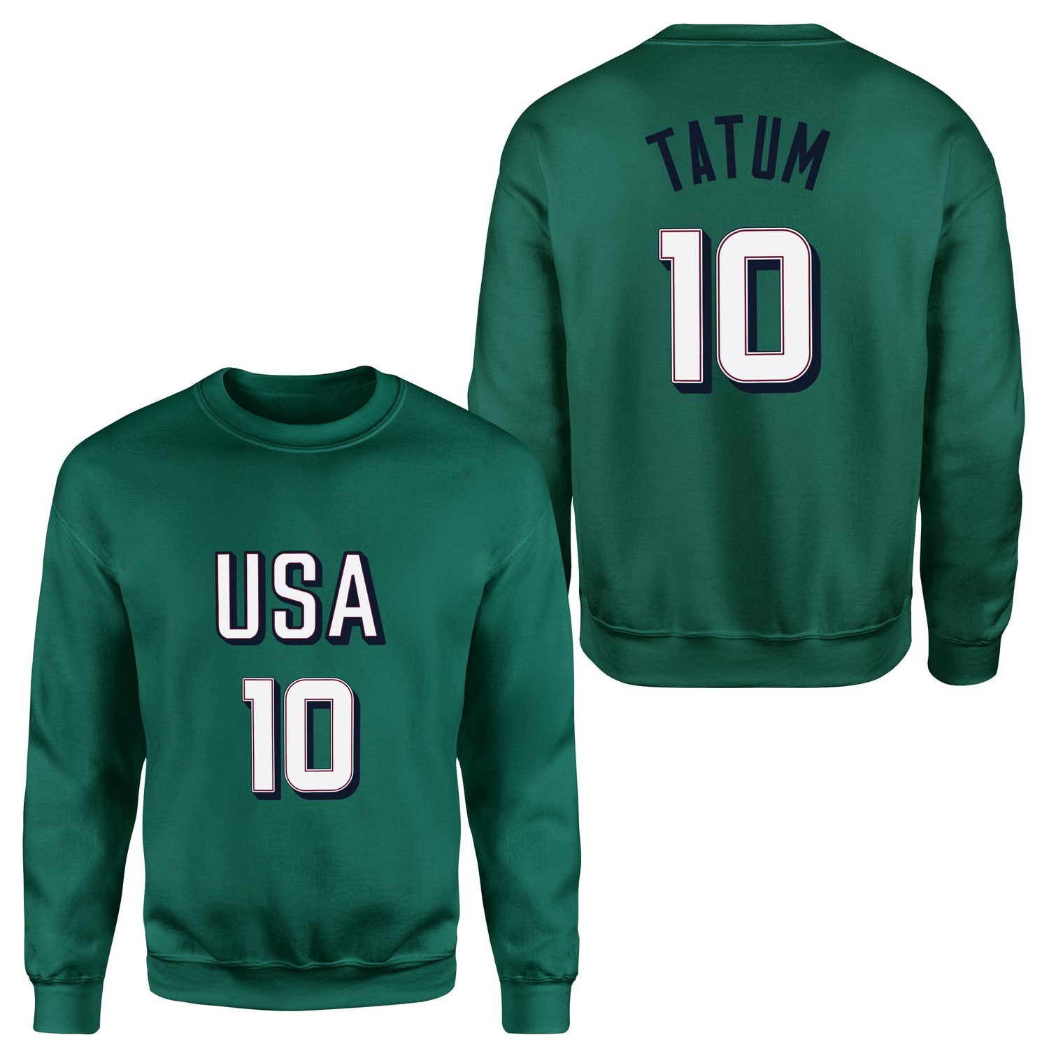 Jason Tatum Forma Sweatshirt XXL - Nefti Yeşili