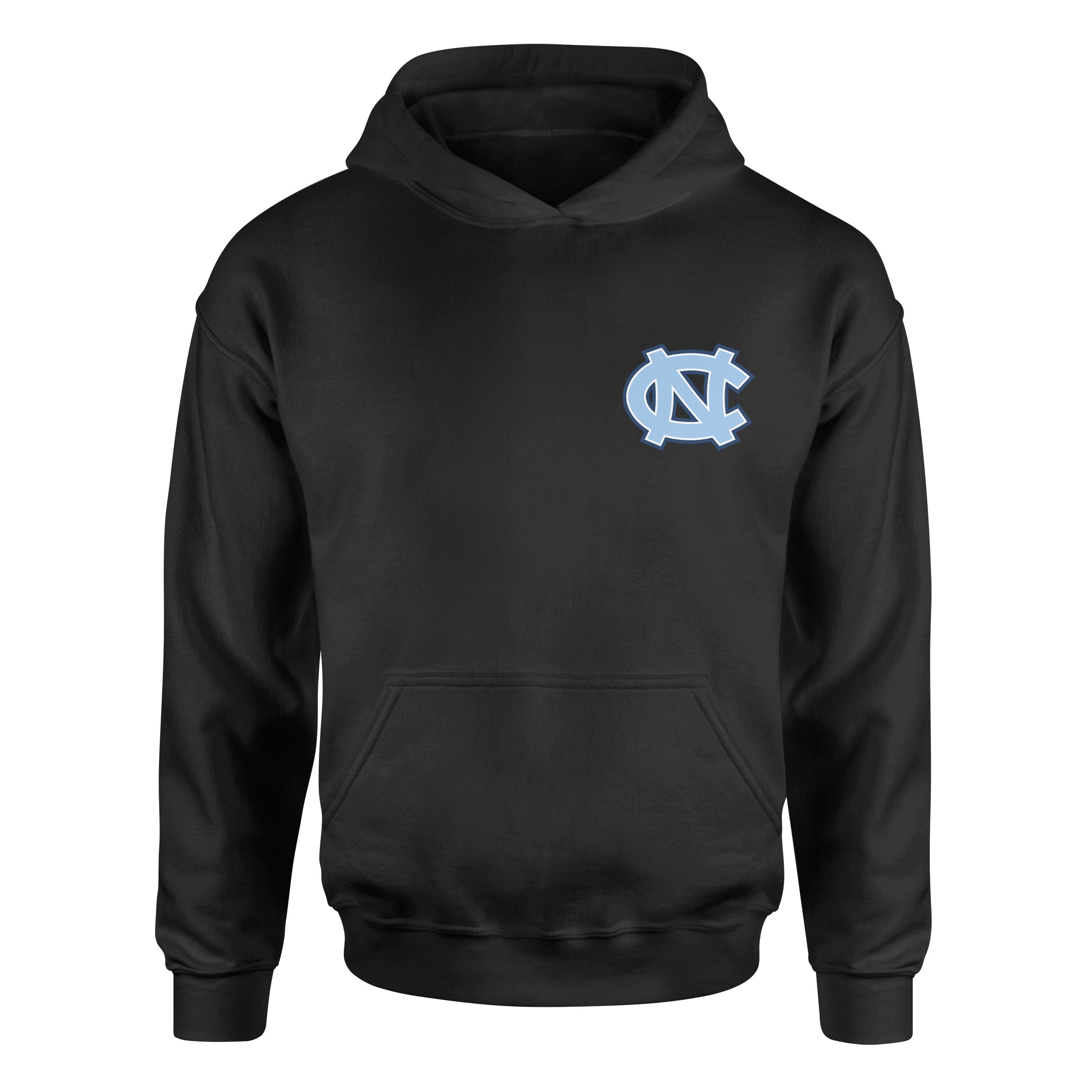 North Carolina Tar Heels Hoodie S - Siyah