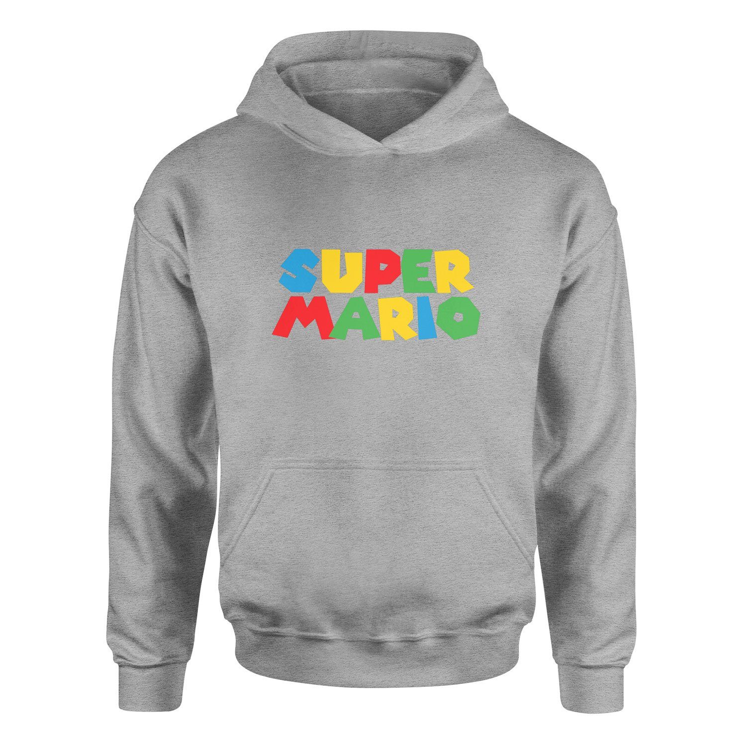 Super Mario Hoodie XL - Gri