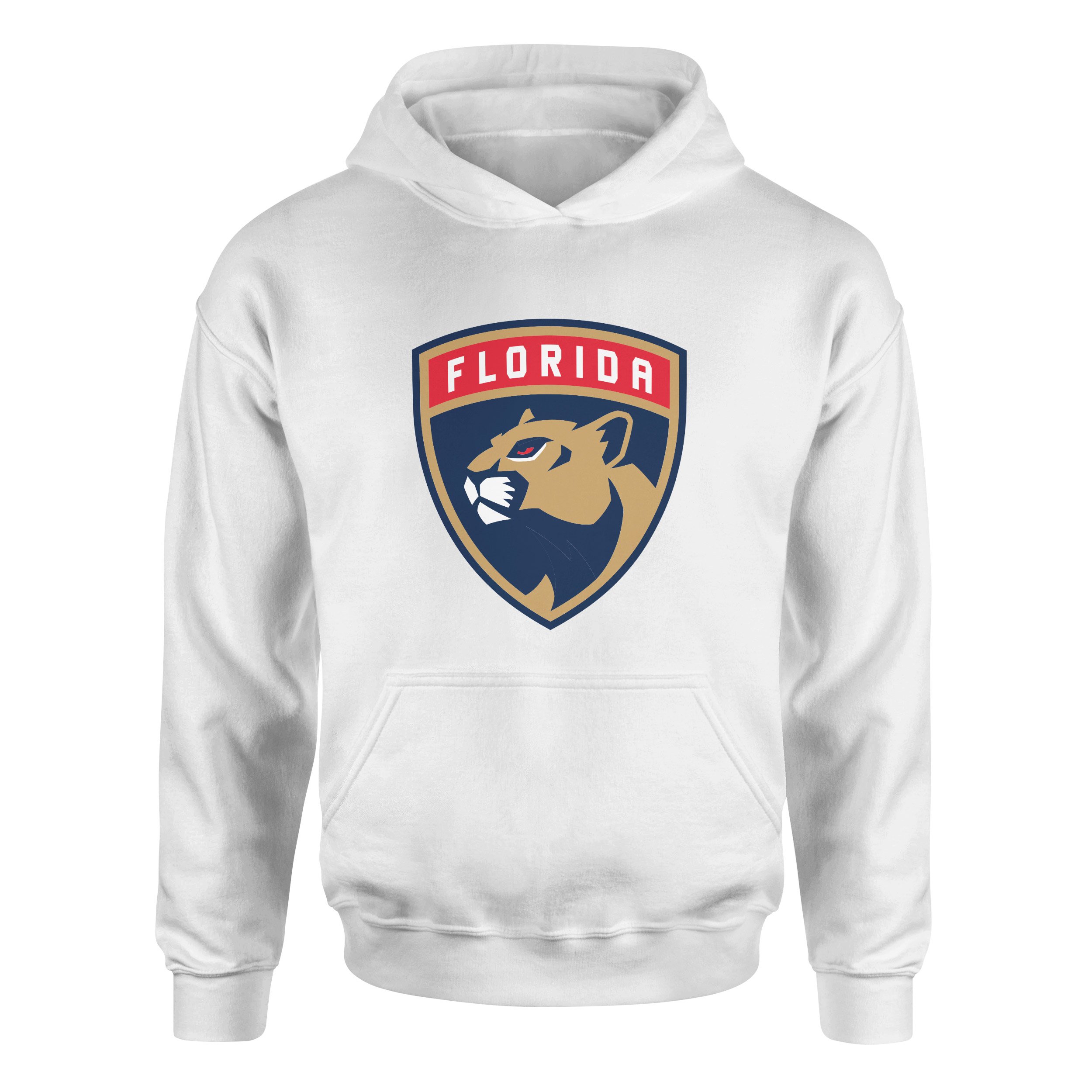 Florida Panthers Shield Hoodie XL - Beyaz