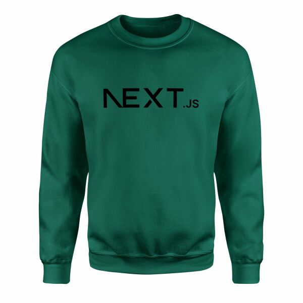 NEXT.js Sweatshirt L - Nefti Yeşili