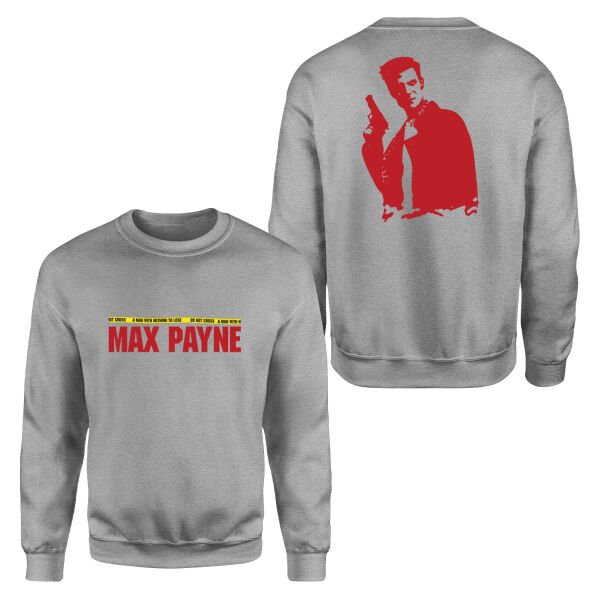 Max Payne Sweatshirt M - Gri