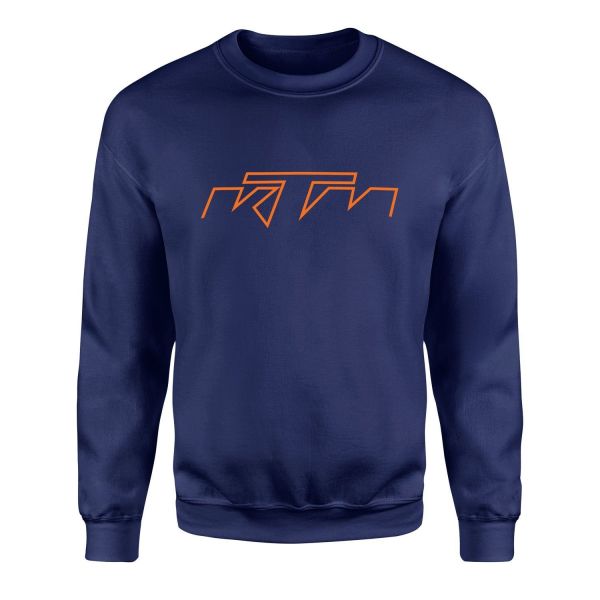 KTM Ghost Sweatshirt S - İndigo Mavisi