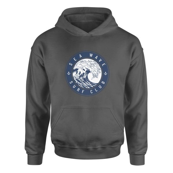 Sea Wave Surf Club Hoodie M - Füme