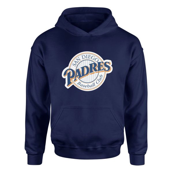 San Diego Padres Baseball Hoodie S - İndigo Mavisi