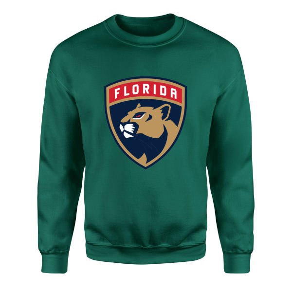 Florida Panthers Shield Sweatshirt XL - Nefti Yeşili