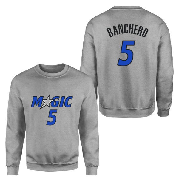 Paolo Banchero 5 Magic Forma Sweatshirt L - Gri