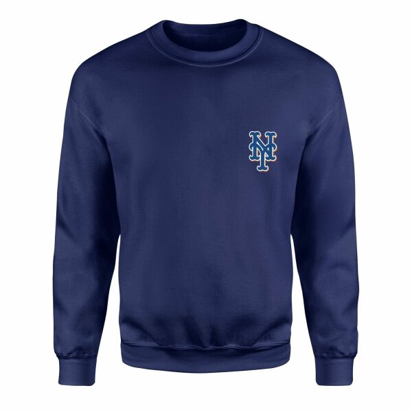 New York Mets Sweatshirt M - İndigo Mavisi