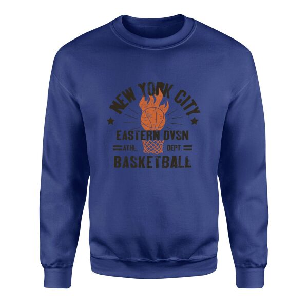 NYC Eastern DVSN Sweatshirt XL - İndigo Mavisi