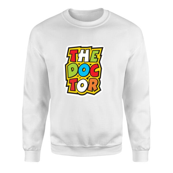 The Doc Sweatshirt M - Beyaz