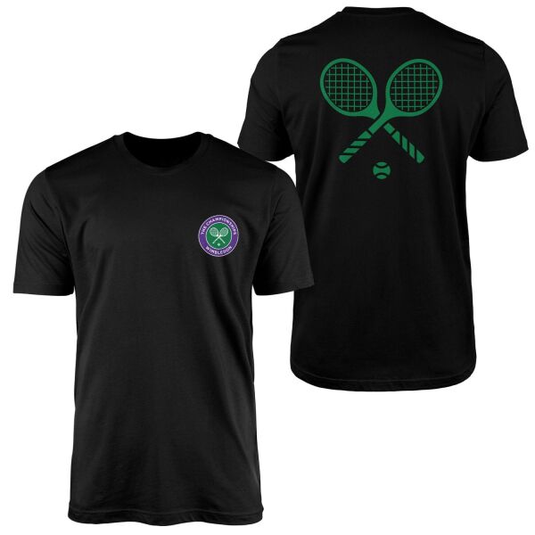 Wimbledon SE Tişört S - Siyah