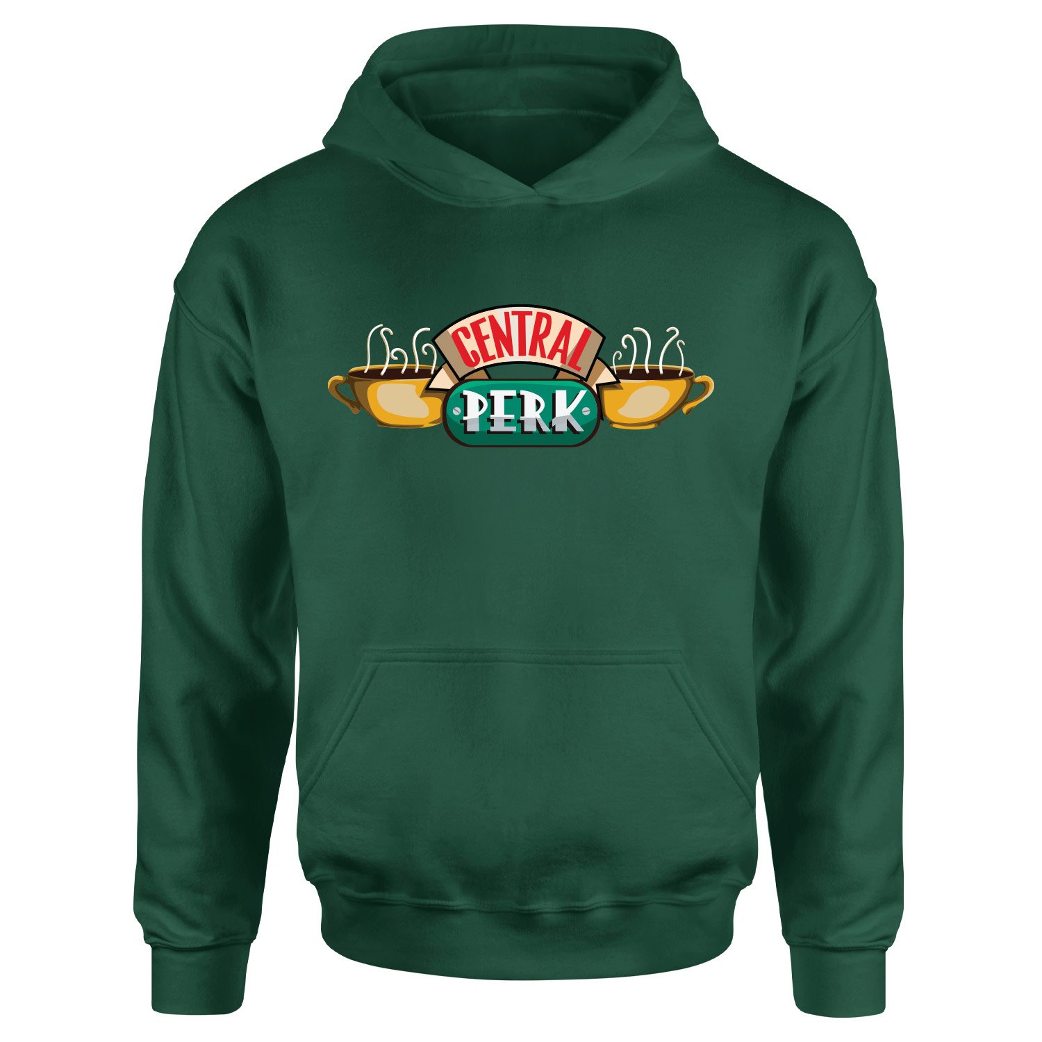 Central Perk Hoodie M - Nefti Yeşili