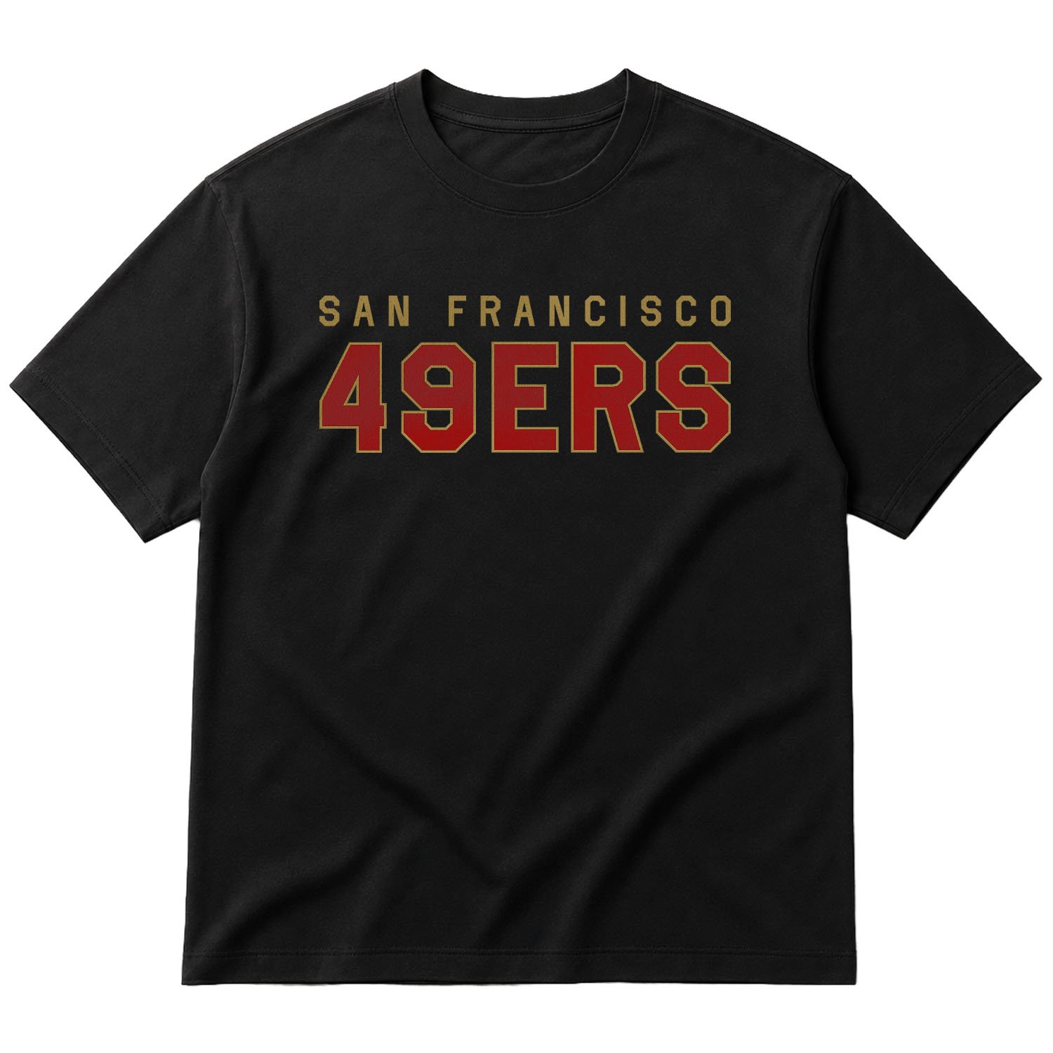 San Francisco 49ERS 25 Oversize Tişört XL - Siyah