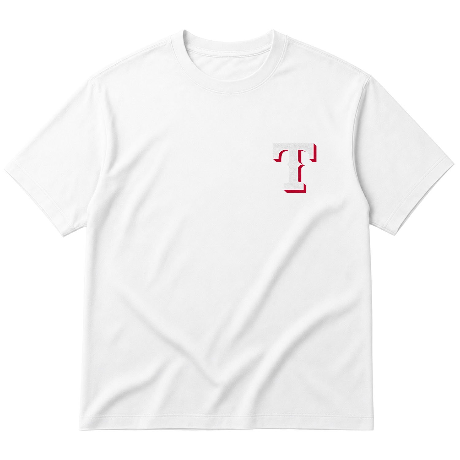 Texas Rangers Oversize Tişört S - Beyaz