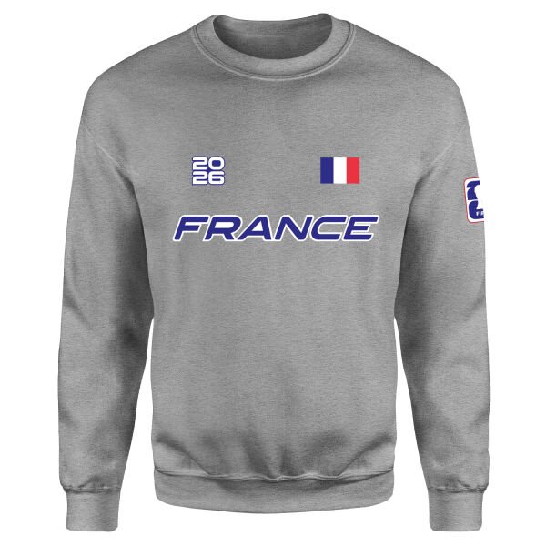 Fransa 2026 Sweatshirt L - Gri