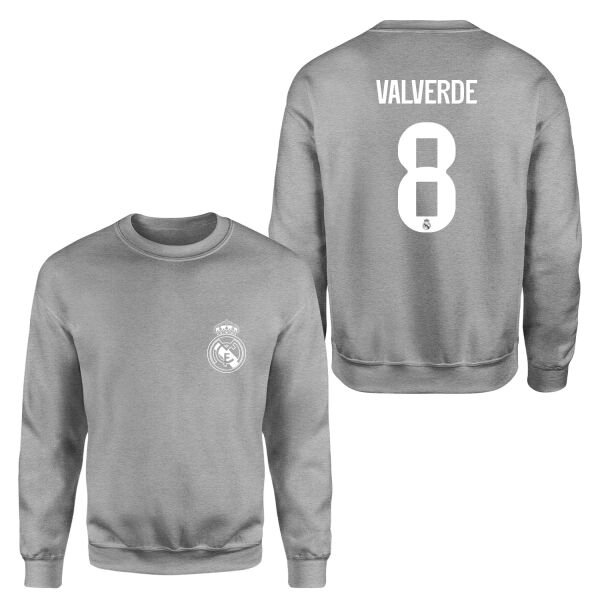 Federico Valverde RM BL Forma Sweatshirt L - Gri