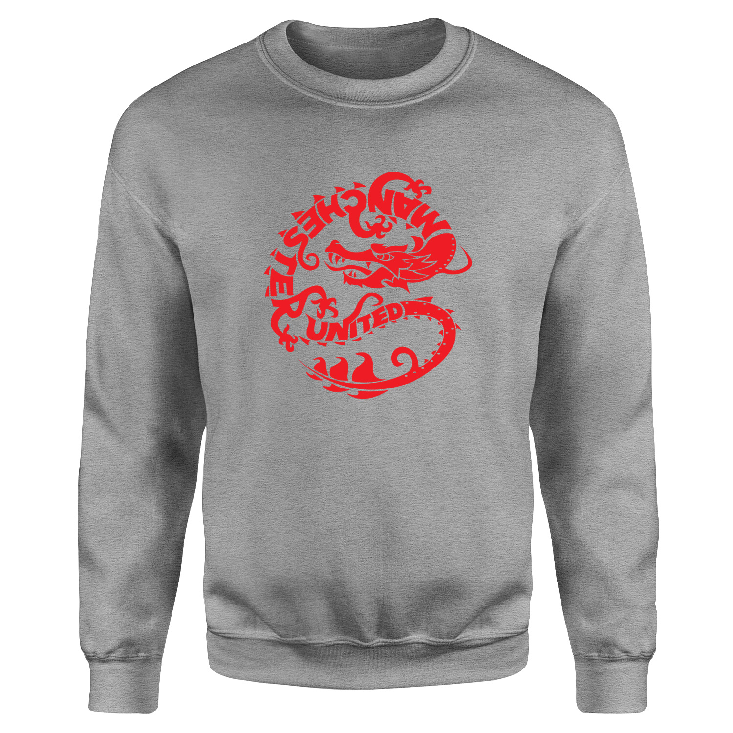 MANU Dragon Sweatshirt L - Gri