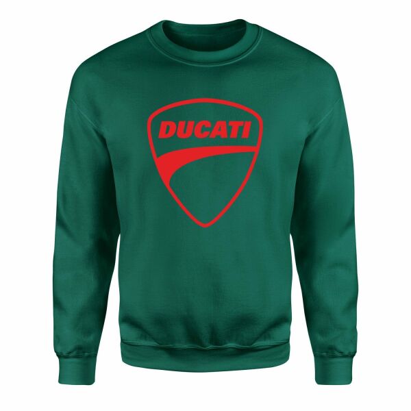 Ducati Shield Sweatshirt XXL - Nefti Yeşili
