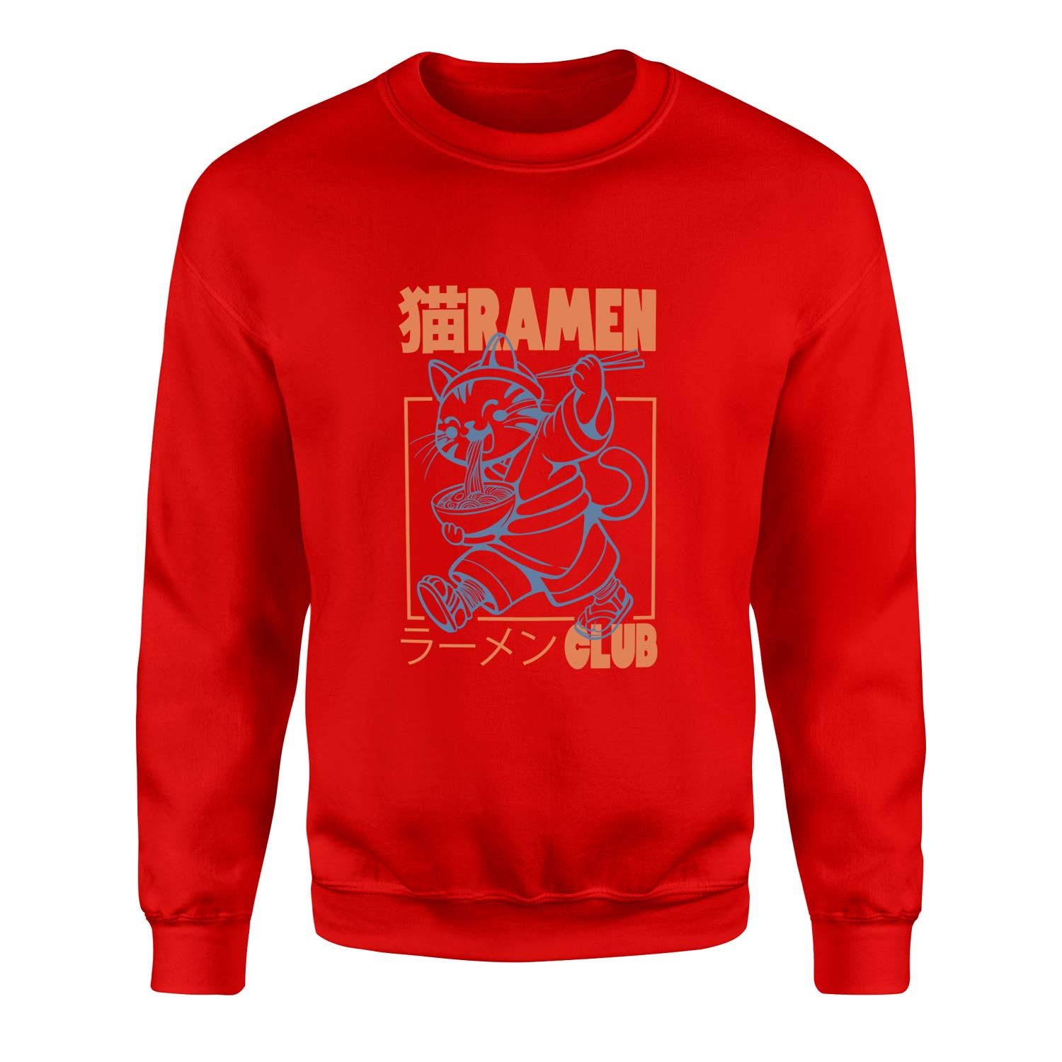 Ramen Club Sweatshirt S - Kırmızı