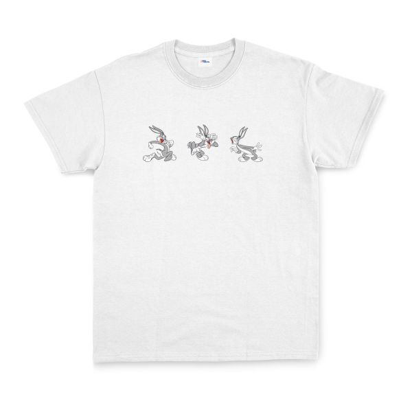 Bunnies Tişört L - Beyaz
