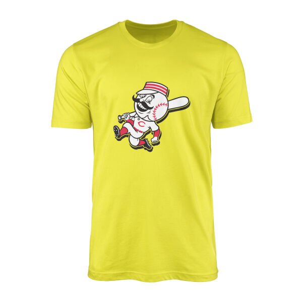 Cincinnati Reds | Mr. Red 60’s Tişört XL - Sarı