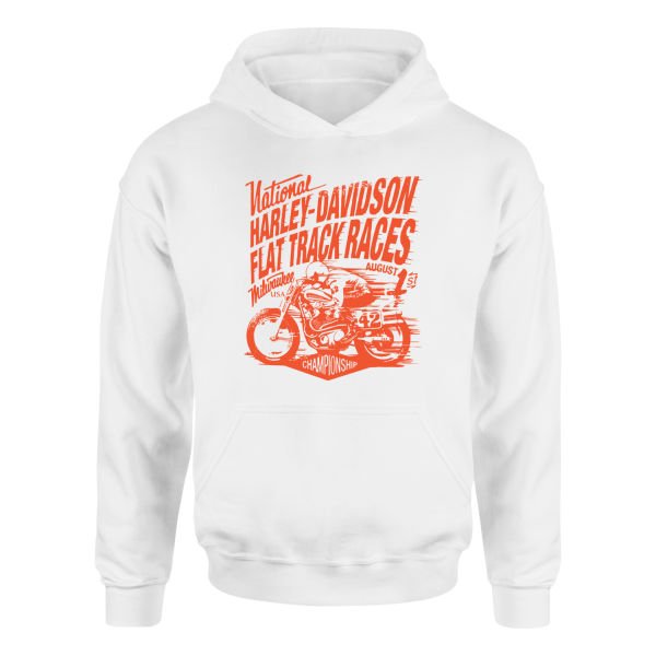 Harley-Davidson XIII Hoodie M - Beyaz