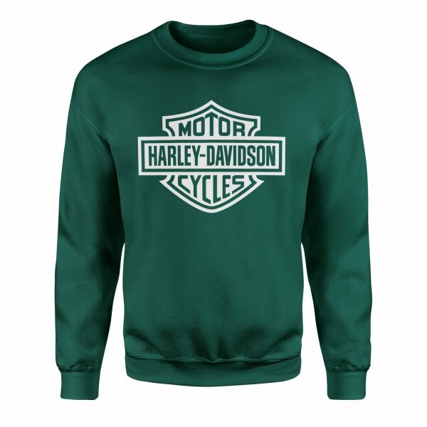 Harley-Davidson Shield W Sweatshirt M - Nefti Yeşili