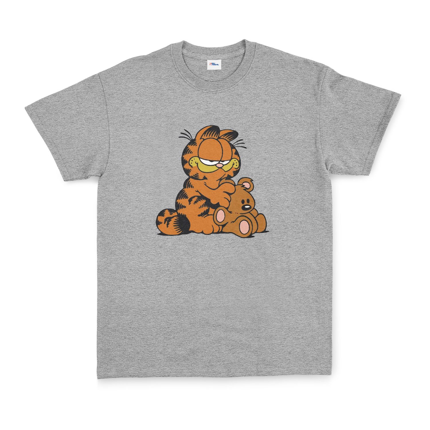 Garfield Tişört XXL - Gri