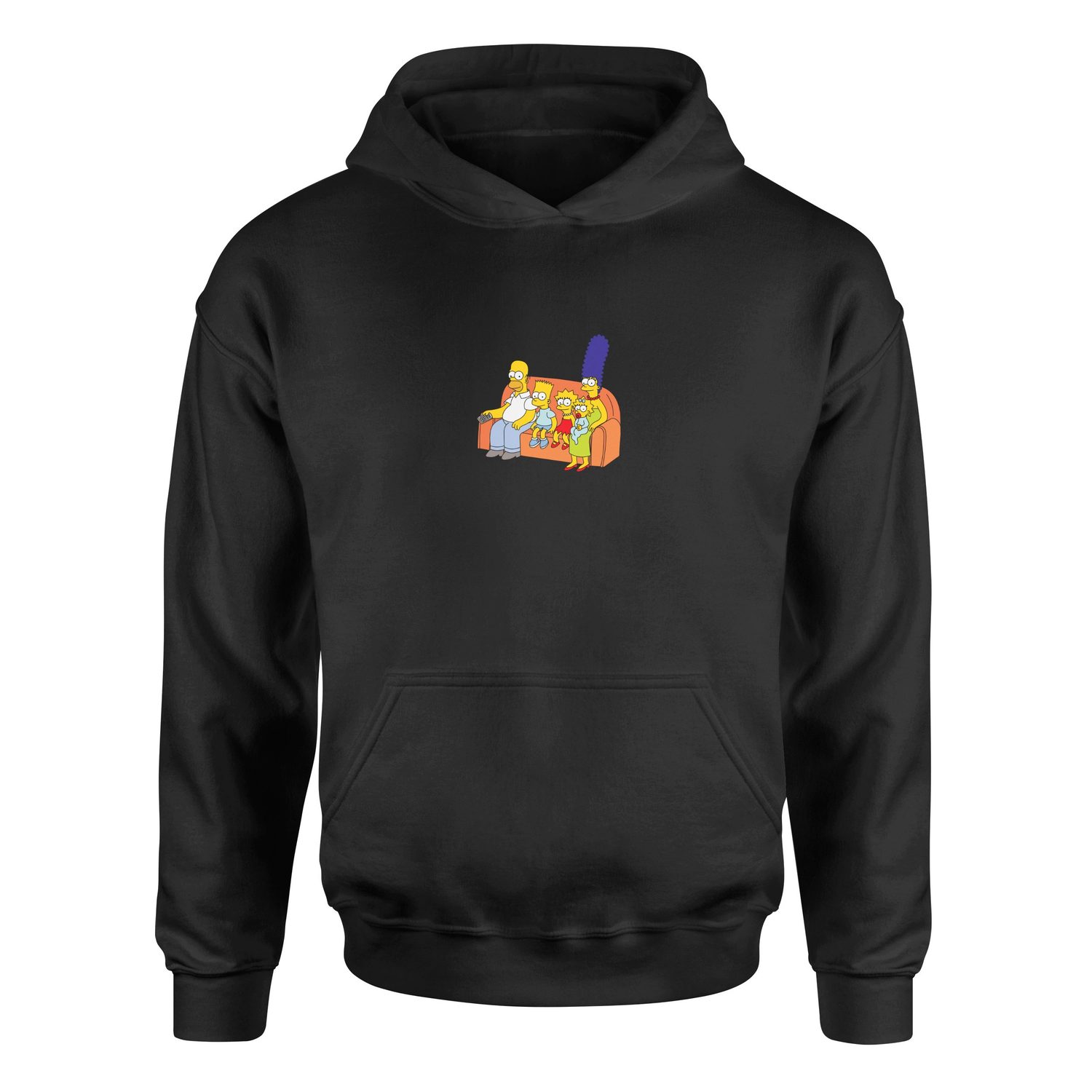 The Simpsons Family Hoodie S - Siyah
