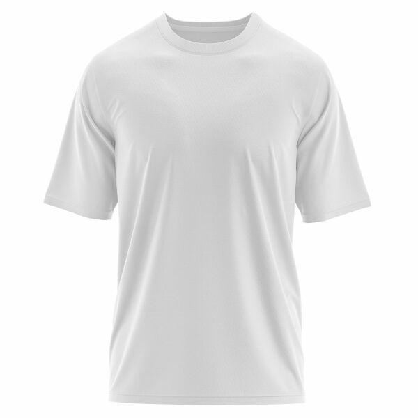 Baskısız Düz Casual Oversize Tişört S - Beyaz