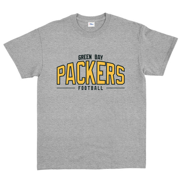 Green Bay Packers B Tişört L - Gri