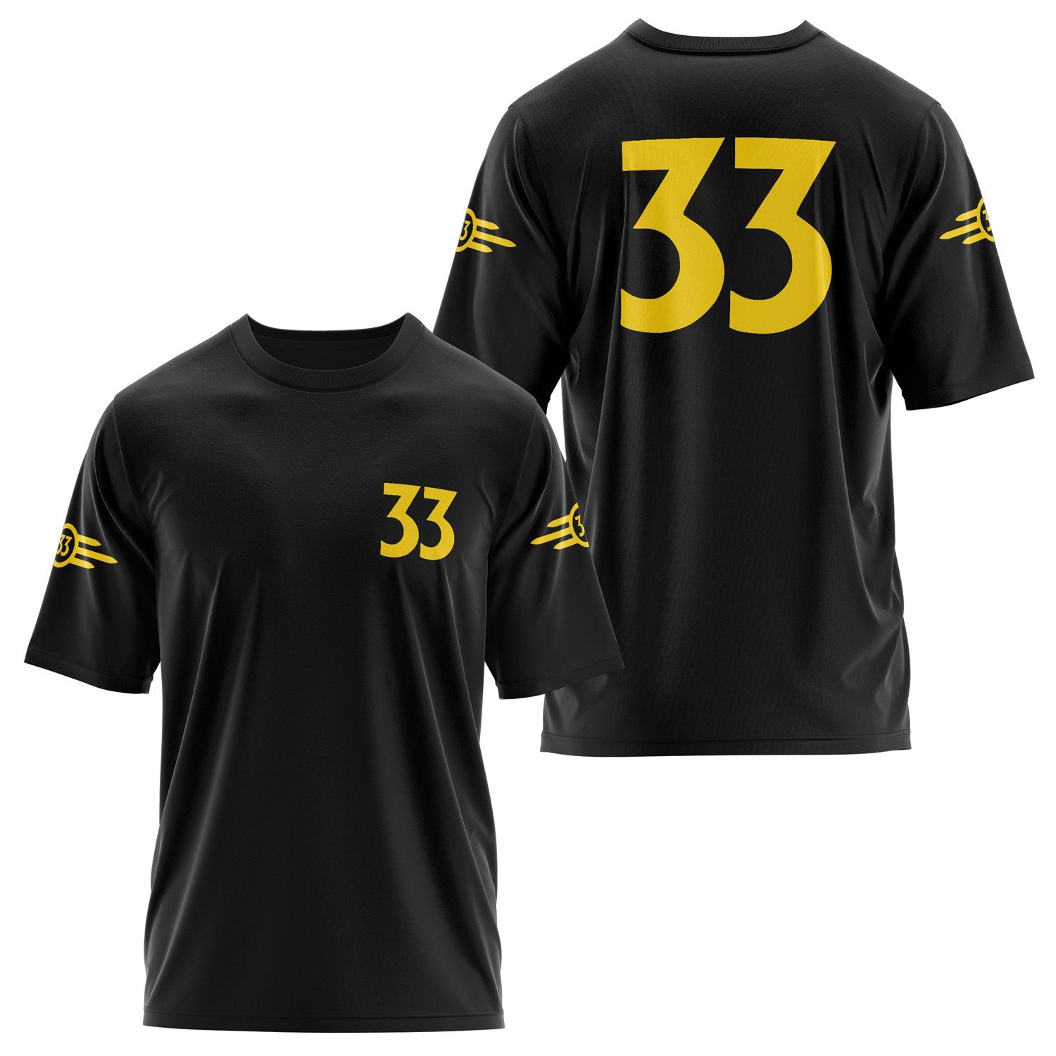Vault 33 Dweller | Fallout Dweller Edition Oversize Tişört XL - Siyah
