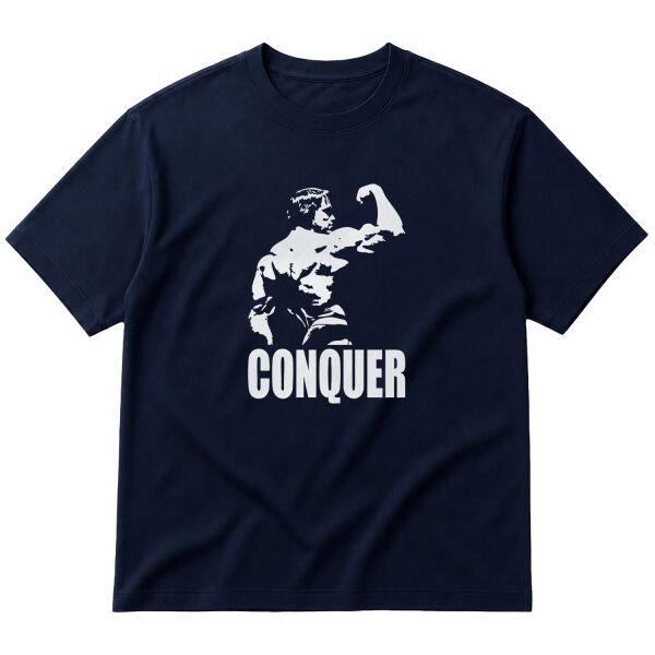 Arnold Conquer Oversize Tişört S - İndigo Mavisi
