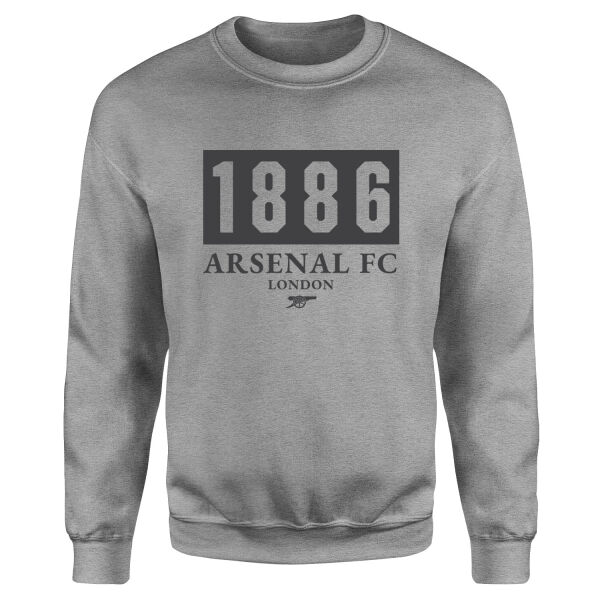 Arsenal Football Club 1886 Sweatshirt M - Gri