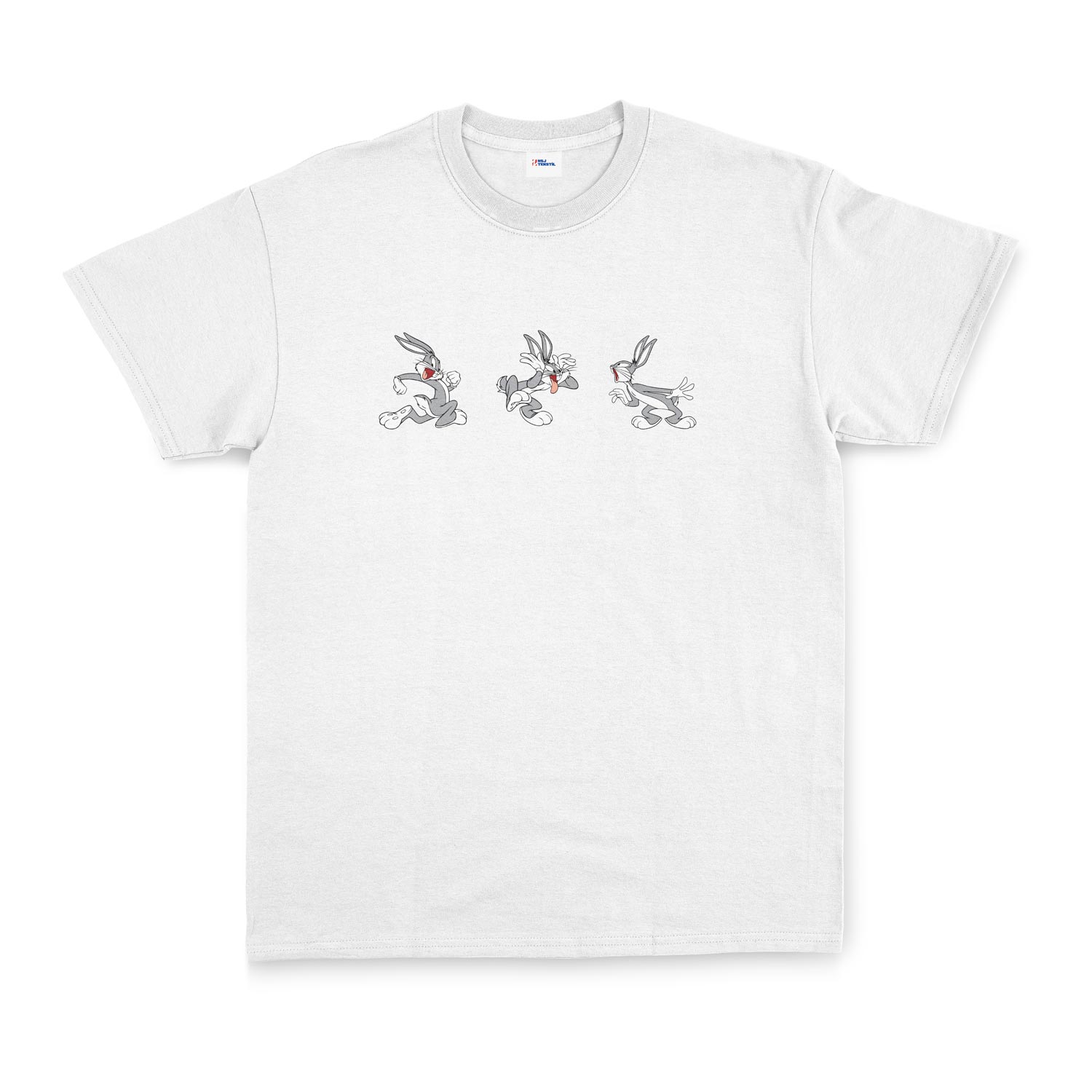 Bunnies Tişört XL - Beyaz